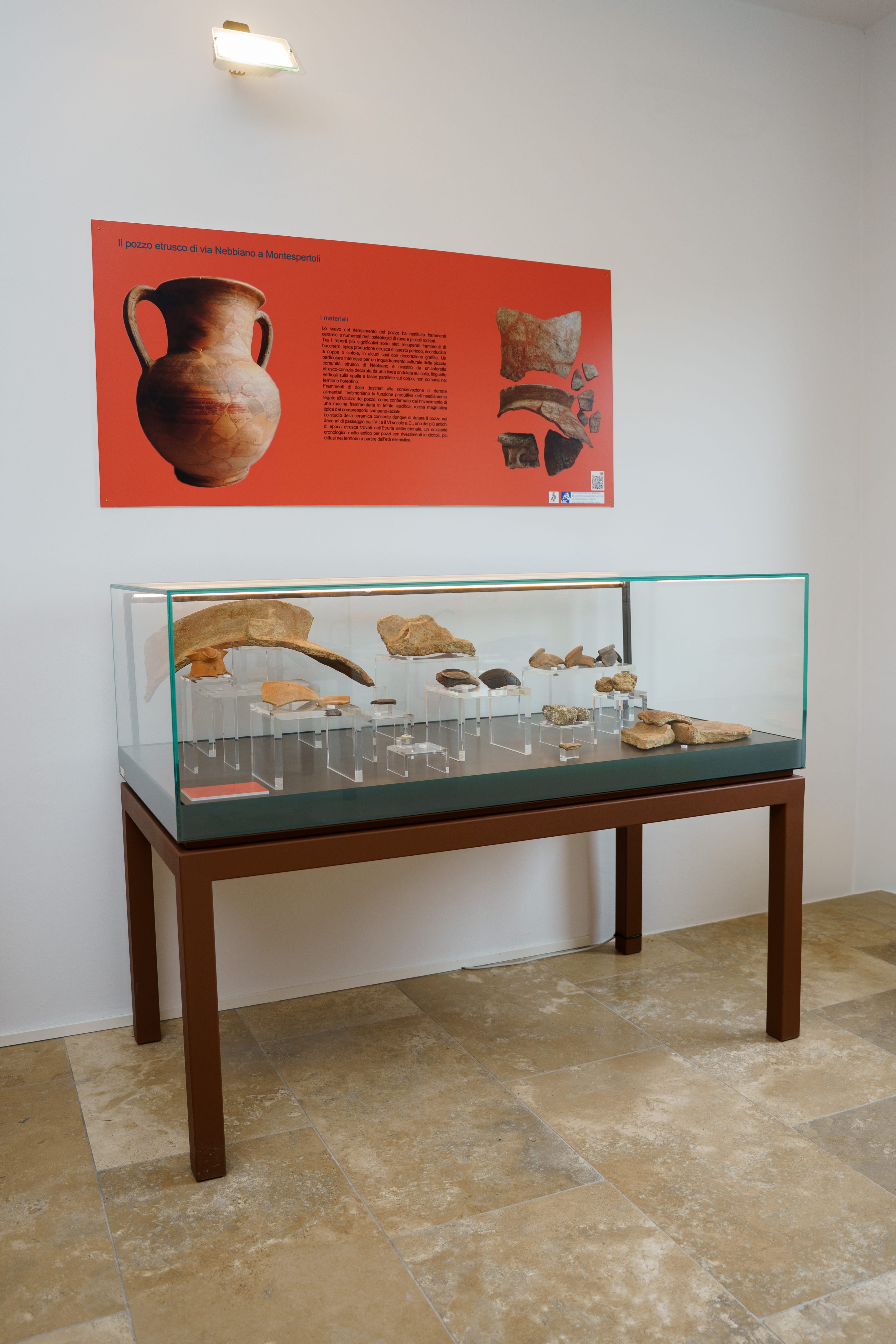 Interno del MuTer — installazione immersiva