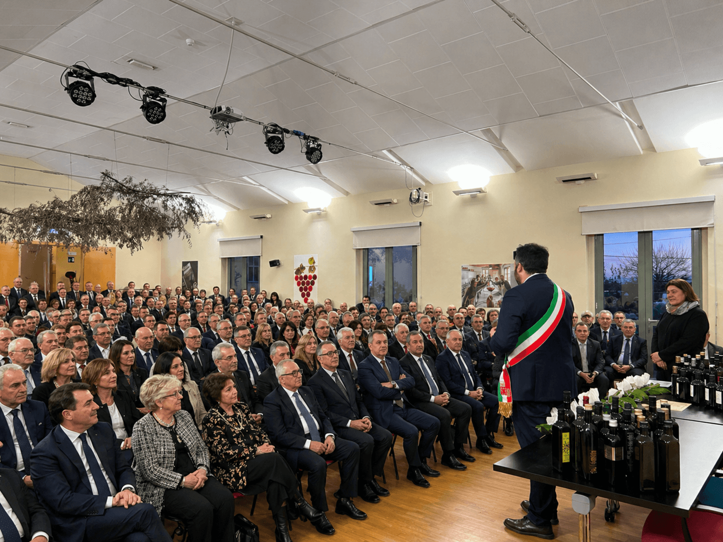 Evento aziendale in sala — Enoteca I Lecci